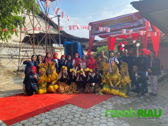 Mahasiswa KKN UMRI Meriahkan perayaan puncak Kemerdekaan di Kelurahan Sialang Sakti 